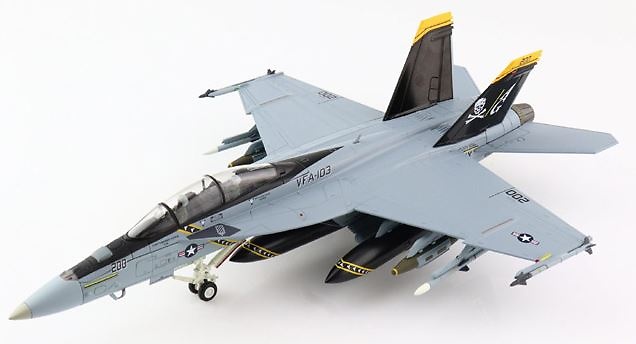 F/A-18F Super Hornet, USN VFA-103 Jolly Rogers, USS Harry S. Truman, Operation Inherent Resolve 2016, 1:72, Hobby Master 