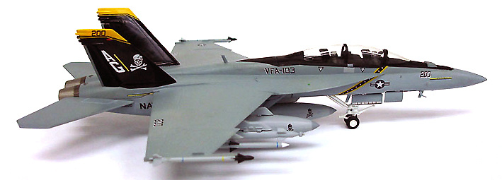 F/A-18F Super Hornet USN VFA-103 Jolly Rogers, AG200, 1:72, Witty Wings 