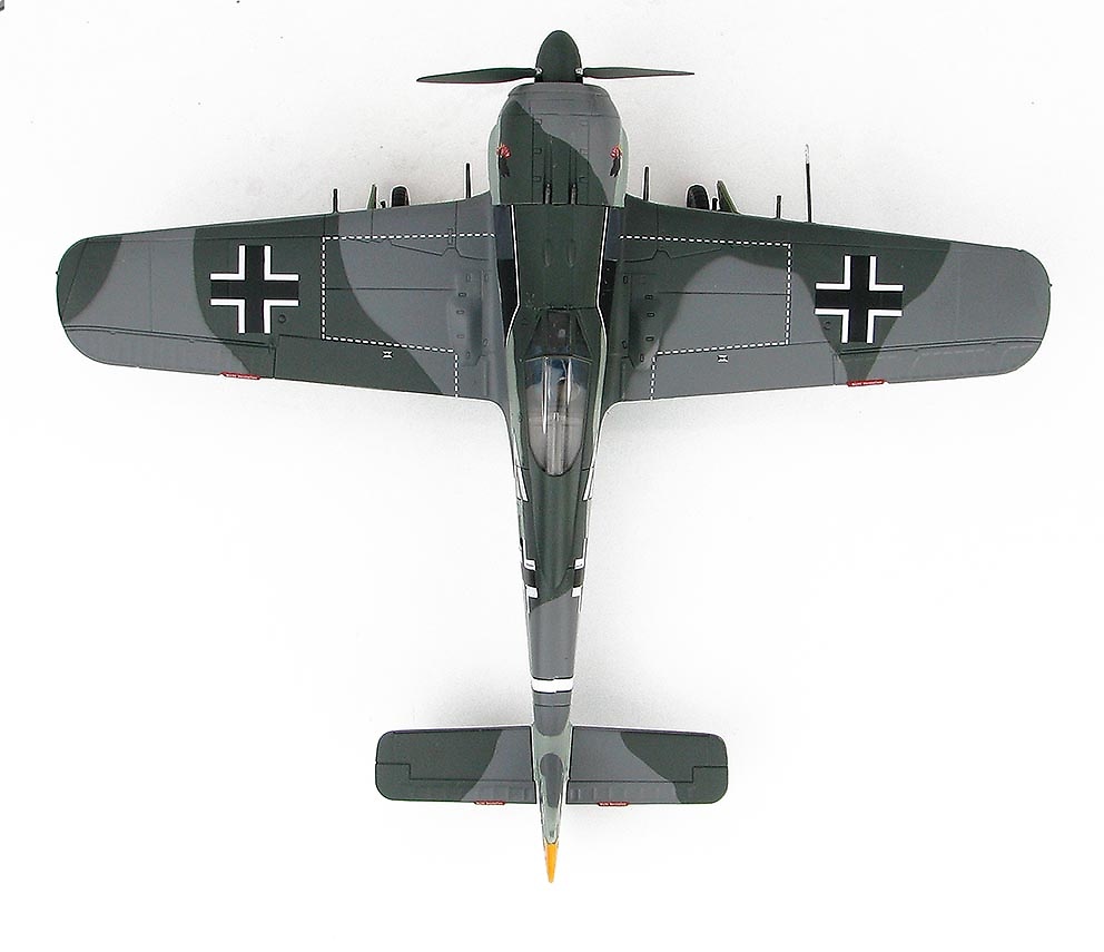 FW 190A-4, piloto Egon Mayer, Gruppenkommandeur III./JG 2, 1943, 1:48, Hobby Master 