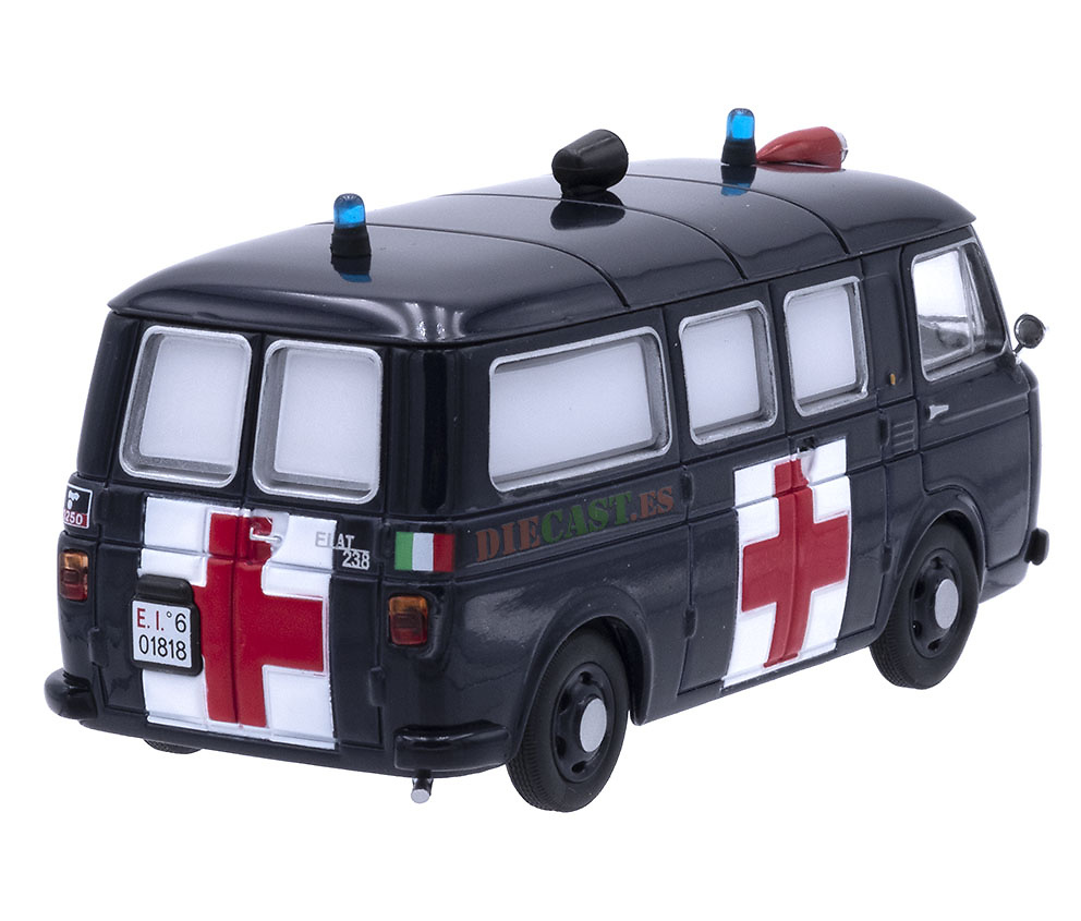 Fiat 238 Ambulancia, Italia, 1969, 1/43, Colección Carabinieri 
