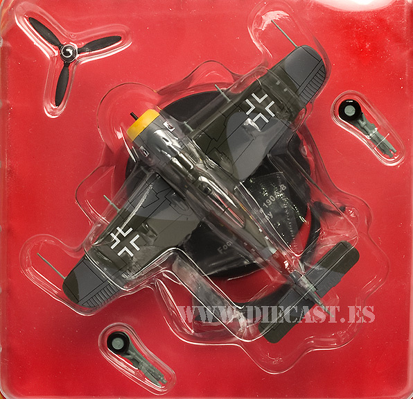 Focke Wulf 190A-8/R2, Löbnitz, Alemania, 1944, 1:72, Altaya 