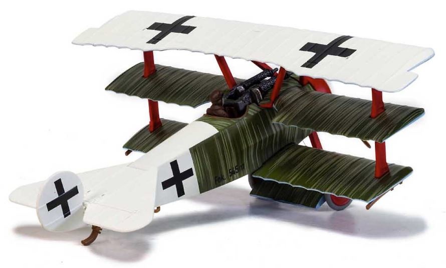 Fokker DR.1 Triplano, Teniente Hans Weiss, 545/17 Jasta 11, Jagdgeschwader 1, Francia, Abril, 1918 