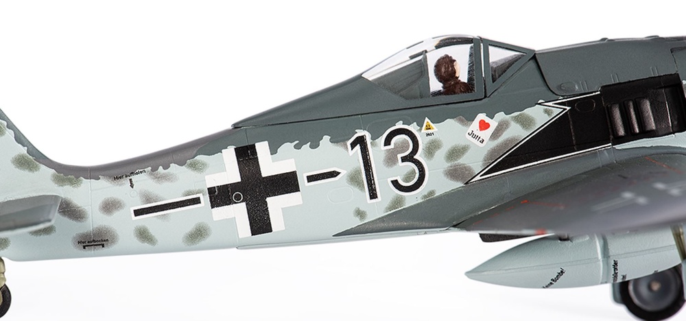 Fw 190A, Luftwaffe JG 26 Schlageter, Black 13, Joseph Priller, Francia, 1945, 1:72, JC Wings 