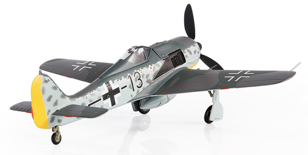 Fw 190A, Luftwaffe JG 26 Schlageter, Black 13, Joseph Priller, Francia, 1945, 1:72, JC Wings 