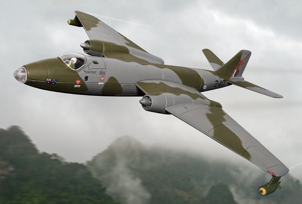 GAF Canberra Mk.20, Vietnam del Sur 1969, 1:72, Corgi 