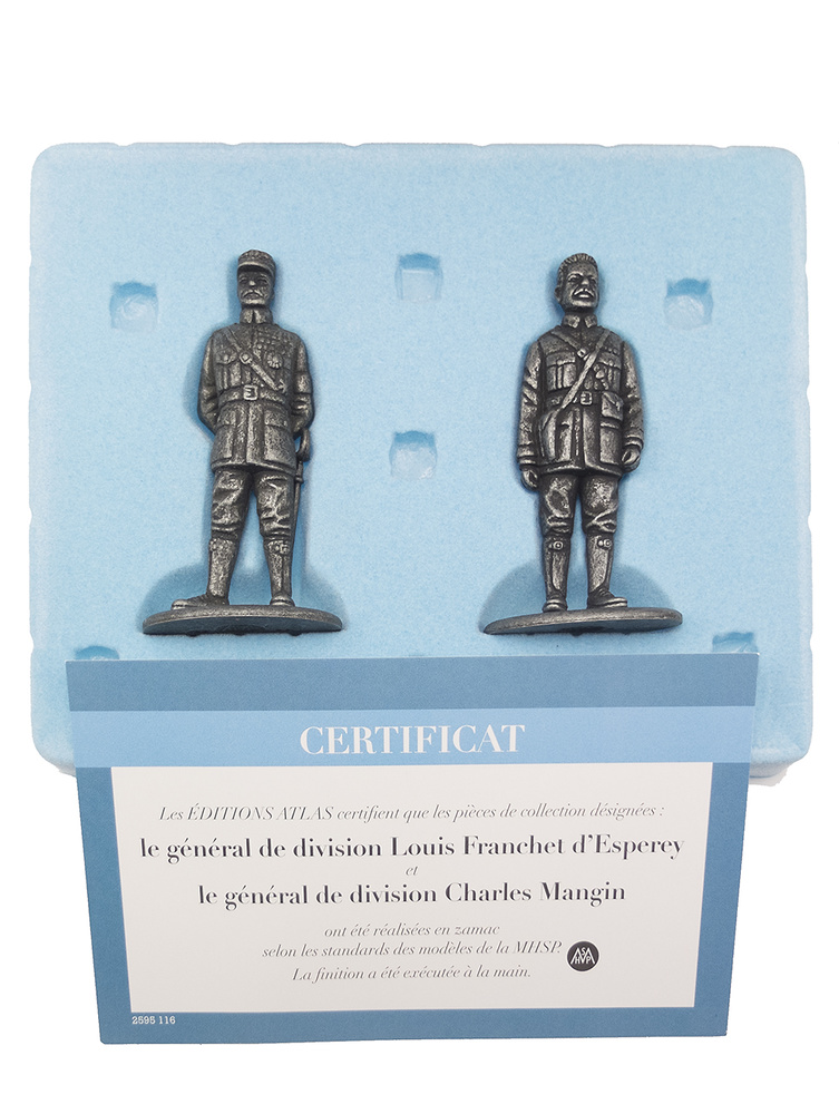 Generales de División Louis Franchet d'Esperey y Charles Mangin, 1:24, Atlas Editions 