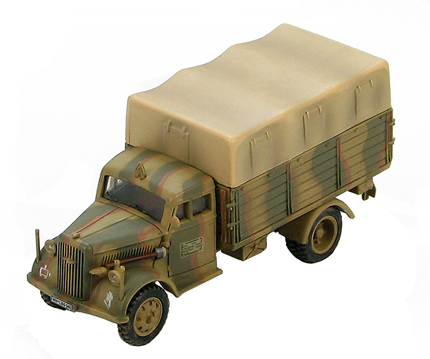German Cargo Truck 8th Gebirgsjager Division, Bolonia, Primavera, 1945, 1:72, Hobby Master 