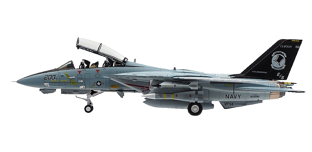 Grumman F-14A Tomcat VF-14 Tophatters, BuNo 162698, 1:72, Calibre Wings 