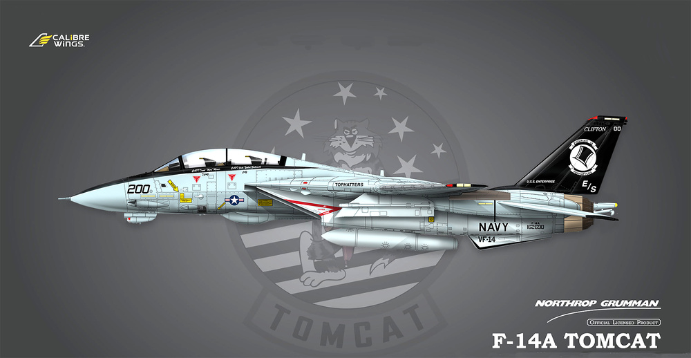 Grumman-F14A-Tomcat-VF-14-Tophatters Grumman-F14A-Tomcat-VF-14-Tophatters