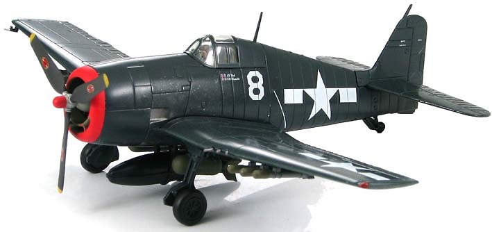 Grumman F6F-5 Hellcat VOF-1, USS Tulagi, August 1944, 1:72, Hobby Master 