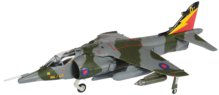 Harrier GR3, 4 Sqn RAFG Gutersloh, 1989, 1:72, Corgi 