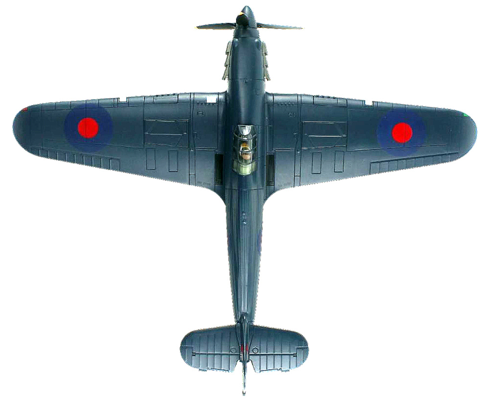 Hawker Hurricane Mk I, RAF No.69 Sqn, V7101, George Burges, Malta, Mayo 1941, 1:48, Hobby Master 