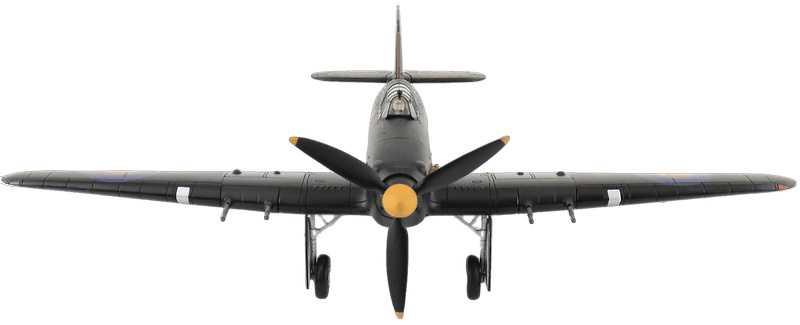 Hawker Hurricane Mk.IIc BE581, Teniente Karel M. Kuttlelwasher, Escuadrón Nº1, Tangmere, 1942, 1:48, Hobby Master 