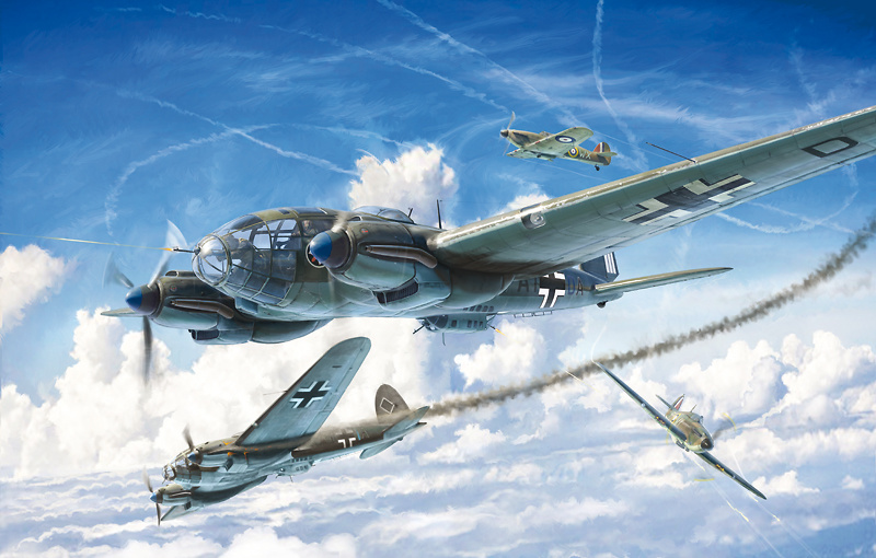 Heinkel HE111H, Bombardero Medio, Alemania, 2ª Guerra Mundial 1:72, Italeri 
