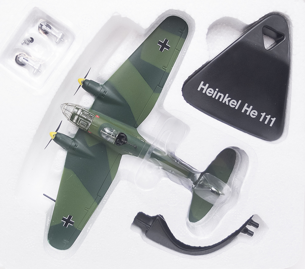 Heinkel He 111, Alemania, 1936/45, 1:144, Editions Atlas 