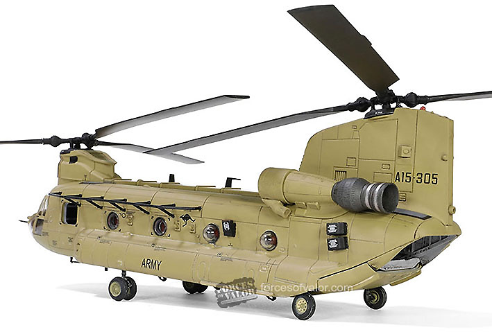 Helicóptero Boeing CH-47F Chinook, #A15-307 5th, Royal Australian Air Force, 1:72, Forces of Valor 