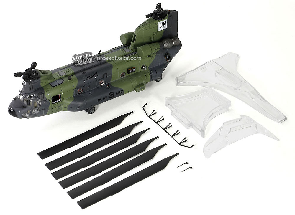Helicóptero Boeing CH-47F Chinook, Misiones de Paz de la ONU, Mali, 2018, 1:72, Forces of Valor 
