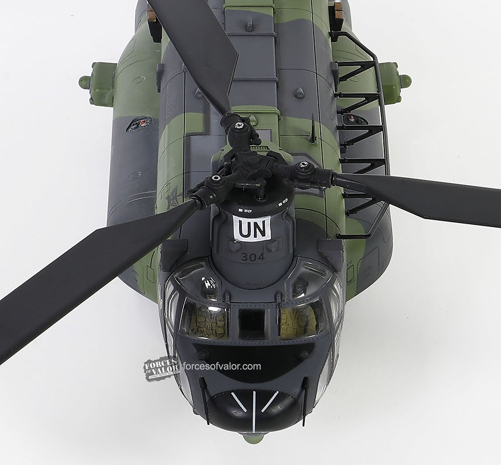 Helicóptero Boeing CH-47F Chinook, Misiones de Paz de la ONU, Mali, 2018, 1:72, Forces of Valor 