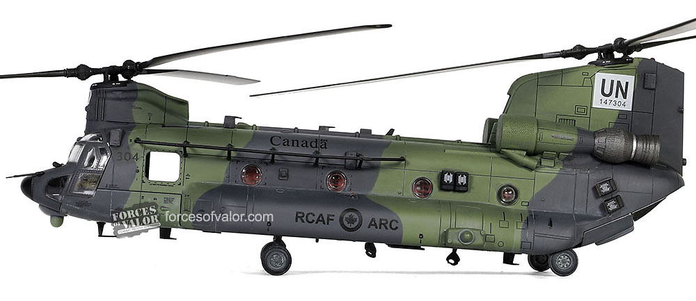 Helicóptero Boeing CH-47F Chinook, Misiones de Paz de la ONU, Mali, 2018, 1:72, Forces of Valor 