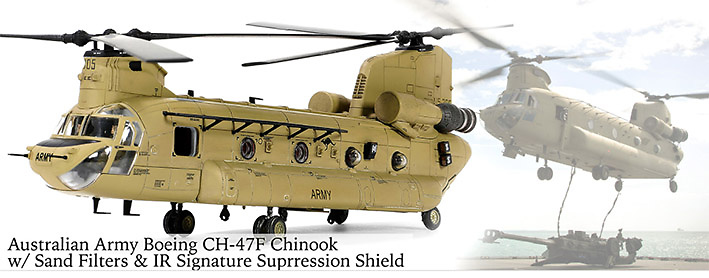 Helicóptero Boeing CH-47F Chinook, Royal Australian Air Force, 1:72, Forces of Valor 
