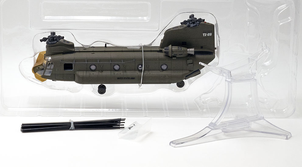 Helicóptero Chinook CH-47D, US Army 101st Airborne Div, 2003, Afganistán, 1:72, Forces of Valor 