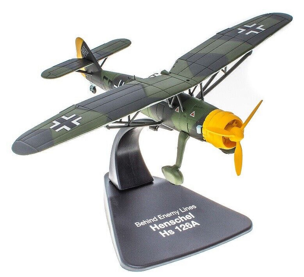 Henschel Hs 126A, Tras las Líneas Enemigas, 1:72, Atlas 