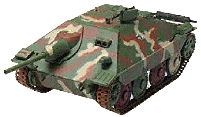 Hetzer (starr) Kampfgruppe Milowitz, Praga, Abril, 1945, 1:72, Panzerstahl 