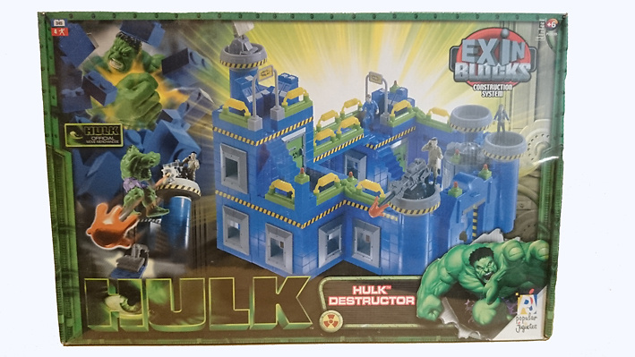 Hulk Destructor, Exin Blocks, Popular Juguetes. 