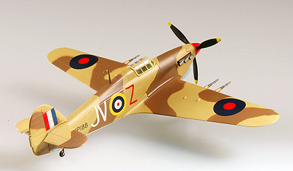 Hurricane MK II/TROP, 6 Sqn, Egipto, 1942,1:72, Easy Model 