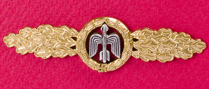 INSIGNIA DE LOS CAZAS DIURNO DE LA LUFTWAFFE 