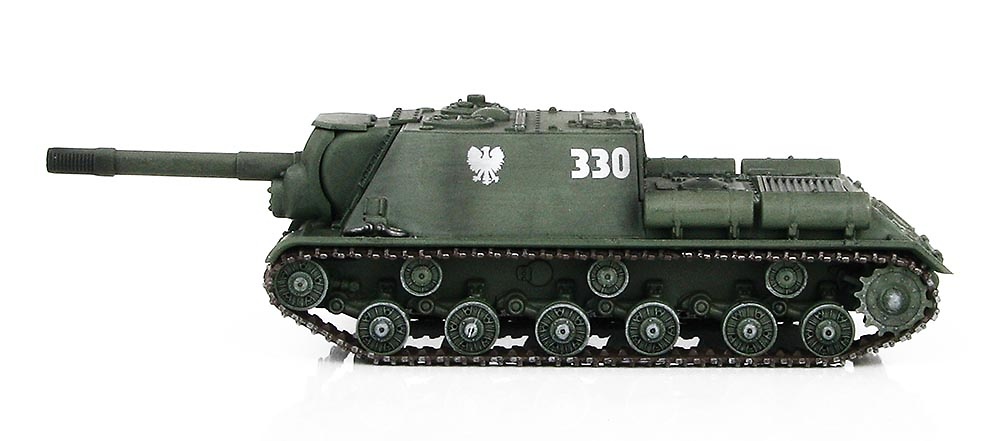 ISU-152 Caza Tanques, Ejército del Pueblo Polaco, 13º Rgto. de Artillería Autoprop., Varsovia, 1945, 1:72, Hobby Master 