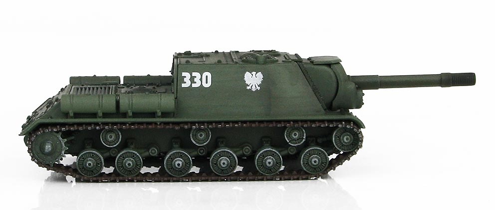 ISU-152 Caza Tanques, Ejército del Pueblo Polaco, 13º Rgto. de Artillería Autoprop., Varsovia, 1945, 1:72, Hobby Master 