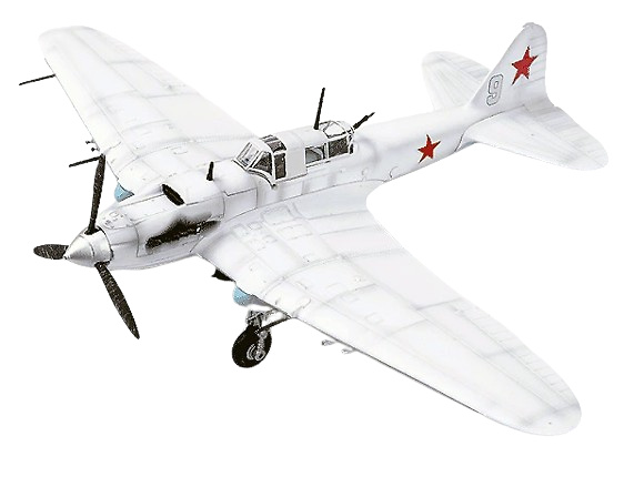 Il-2 Sturmovik, Fuerza Aérea Soviética, M. Gareyev, URSS, Batalla de Estalingrado, 1942, 1:72, Legion 
