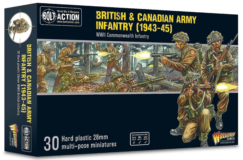 Infantería Británica y Canadiense (1943-1945), Warlord Games 