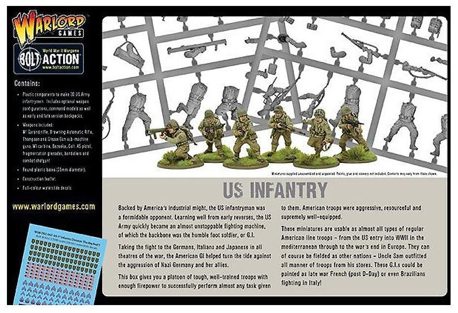 Infantería Estadounidense, Warlord Games 