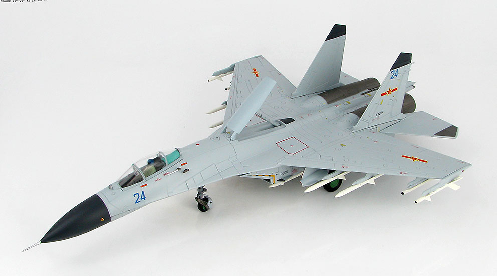 J-11BH Blue 24, (Sukhoi SU-27 Flanker), China, 2014, 1:72, Hobby Master 