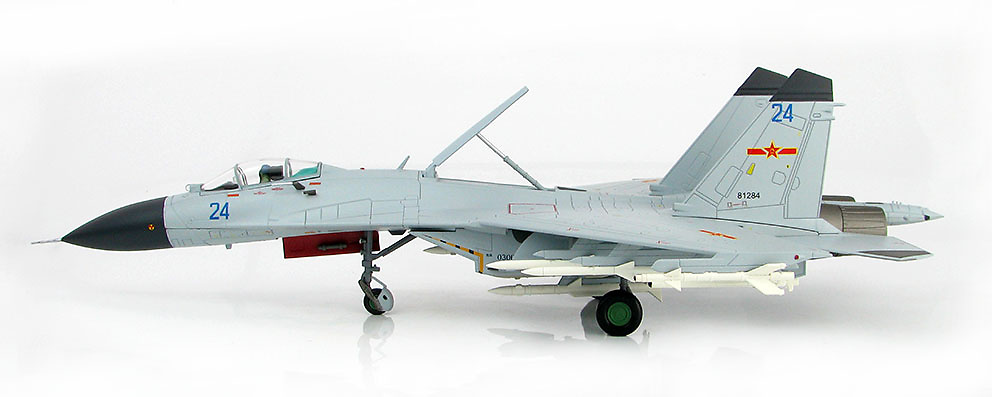 J-11BH Blue 24, (Sukhoi SU-27 Flanker), China, 2014, 1:72, Hobby Master 