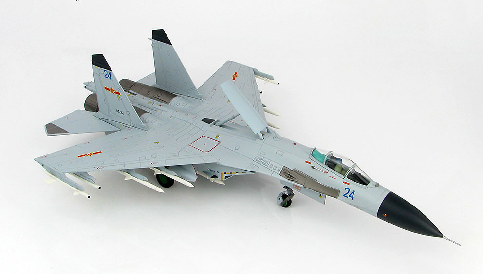 J-11BH Blue 24, (Sukhoi SU-27 Flanker), China, 2014, 1:72, Hobby Master 