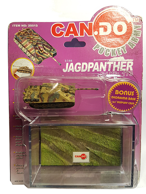 Jagdpanther Sd.Kfz.173, último esquema de camuflaje, Primavera, 1945, 1:144, Can.Do 