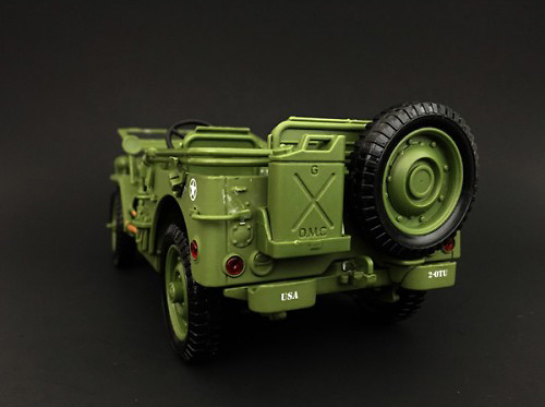 Jeep US Army, Policía Militar, 2ª Guerra Mundial, 1:18, American Diorama 