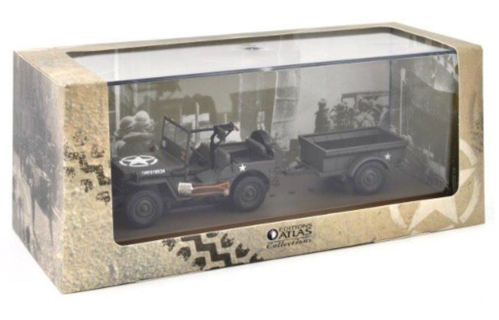 Jeep Willys MB, 1:43, Atlas 