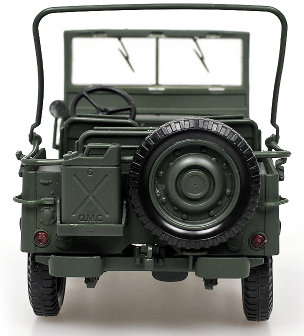 Jeep Willys MB, Segunda GM, Ejército USA, 1:18, KDW 