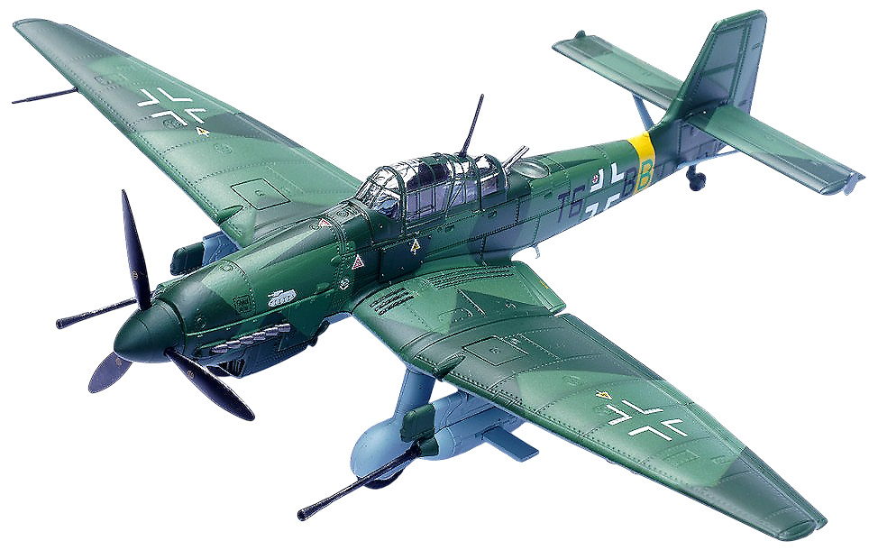 Ju-87G2 10 Stuka (PZ)/SG 2 Immelmann T6+BB (Oberst. Hans-Ulrich Rudel), Husi, 1944, 1:72, Panzerkampf 14647PC 