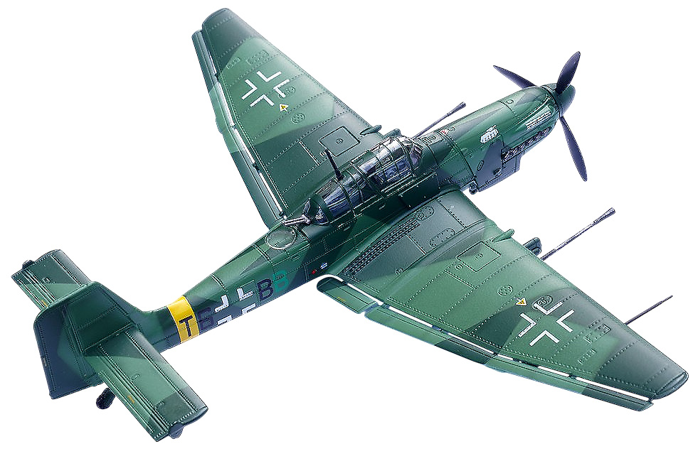 Ju-87G2 10 Stuka (PZ)/SG 2 Immelmann T6+BB (Oberst. Hans-Ulrich Rudel), Husi, 1944, 1:72, Panzerkampf 14647PC 