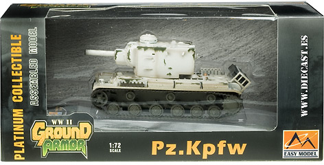 KV-2, Ejército Alemán, Pz.Kpfw 754 (r), Pz.Abt. 56, 1:72, Easy Model 