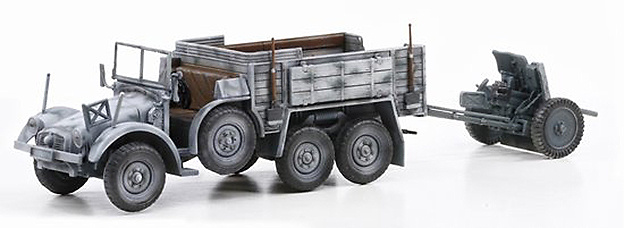 Kfz.70 6x4 Personnel Carrier w/3.7cm PaK 35/36, Eastern Front, 1943, 1:72, Dragon Armor 