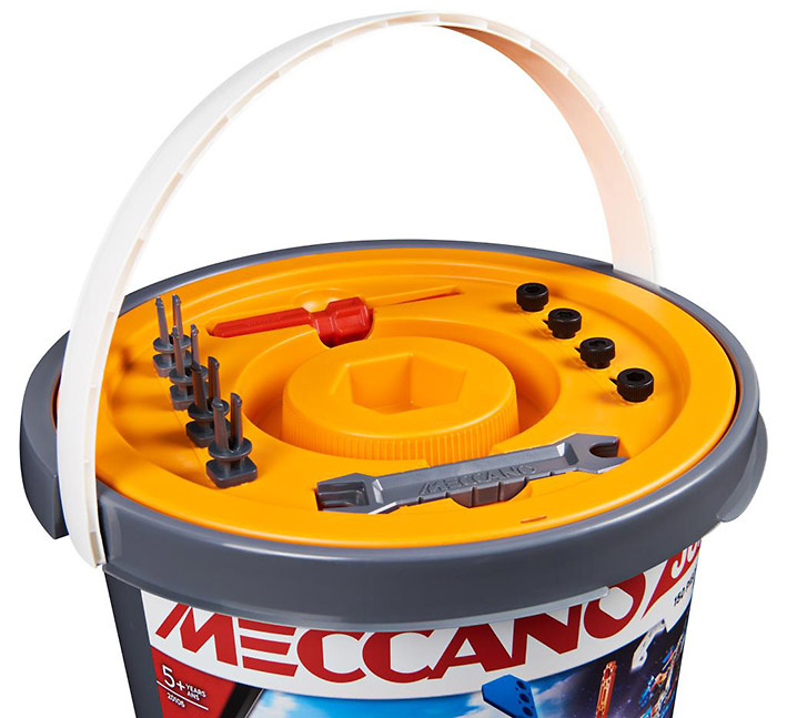 Kit de construcción modelo Bucket STEAM, Meccano 