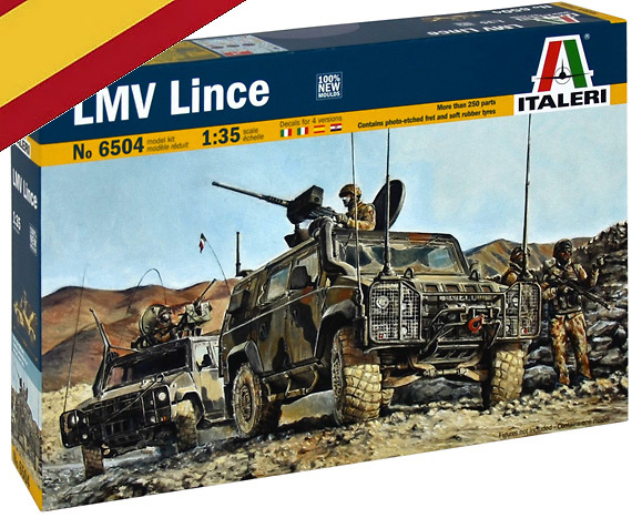 LMV Lince, Guardia Civil, Ejército Español, ISAF, Afganistán, 2009, 1:35, Italeri 