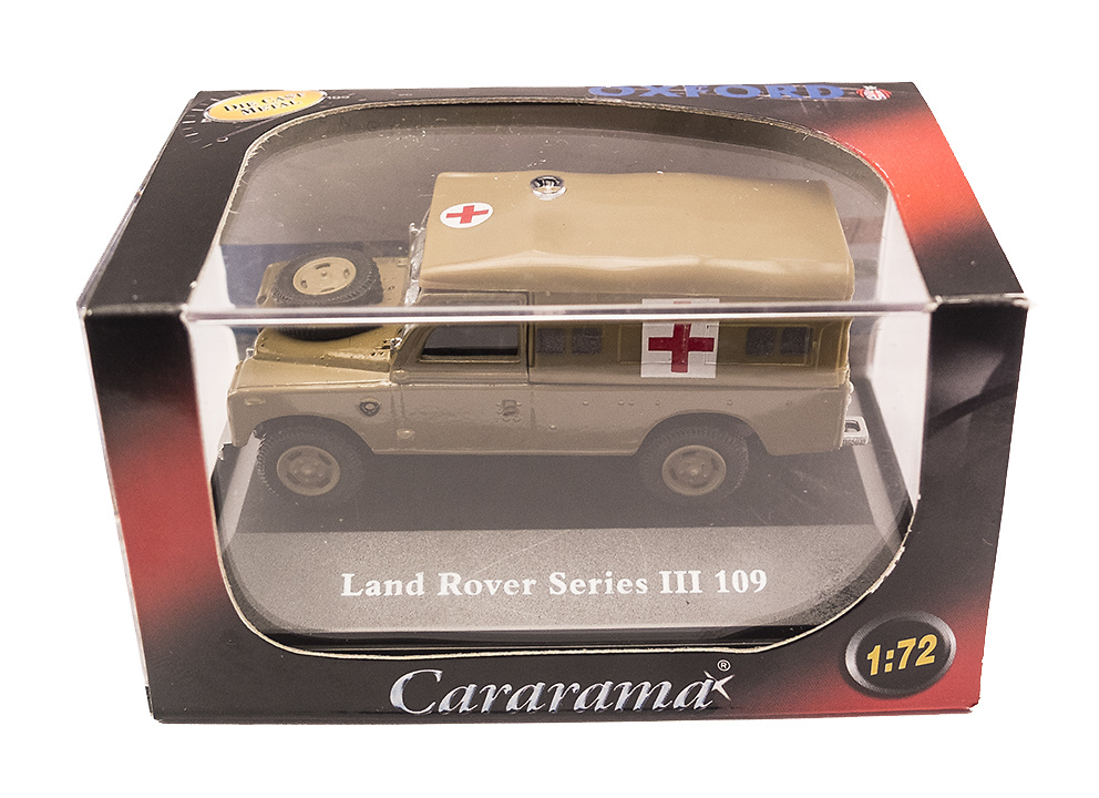 Land Rover 109 Serie III, Ambulancia Militar, 1:72, Oxford 
