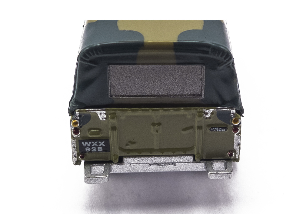 Land Rover 109 Serie III, Camuflaje, 1:72, Cararama 